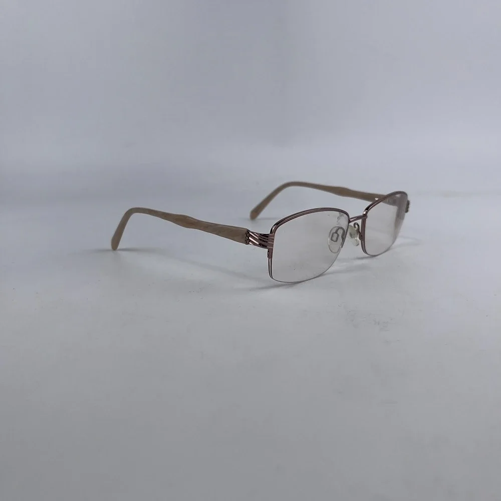 Sophia Loren's Zyloware 097 Women's Eyeglasses Frame Brown Half‎ Rim 54-17 mm